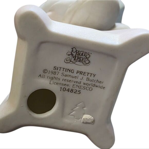 Vintage 1987 Precious Moments "Sitting Pretty" - Picture 4 of 4